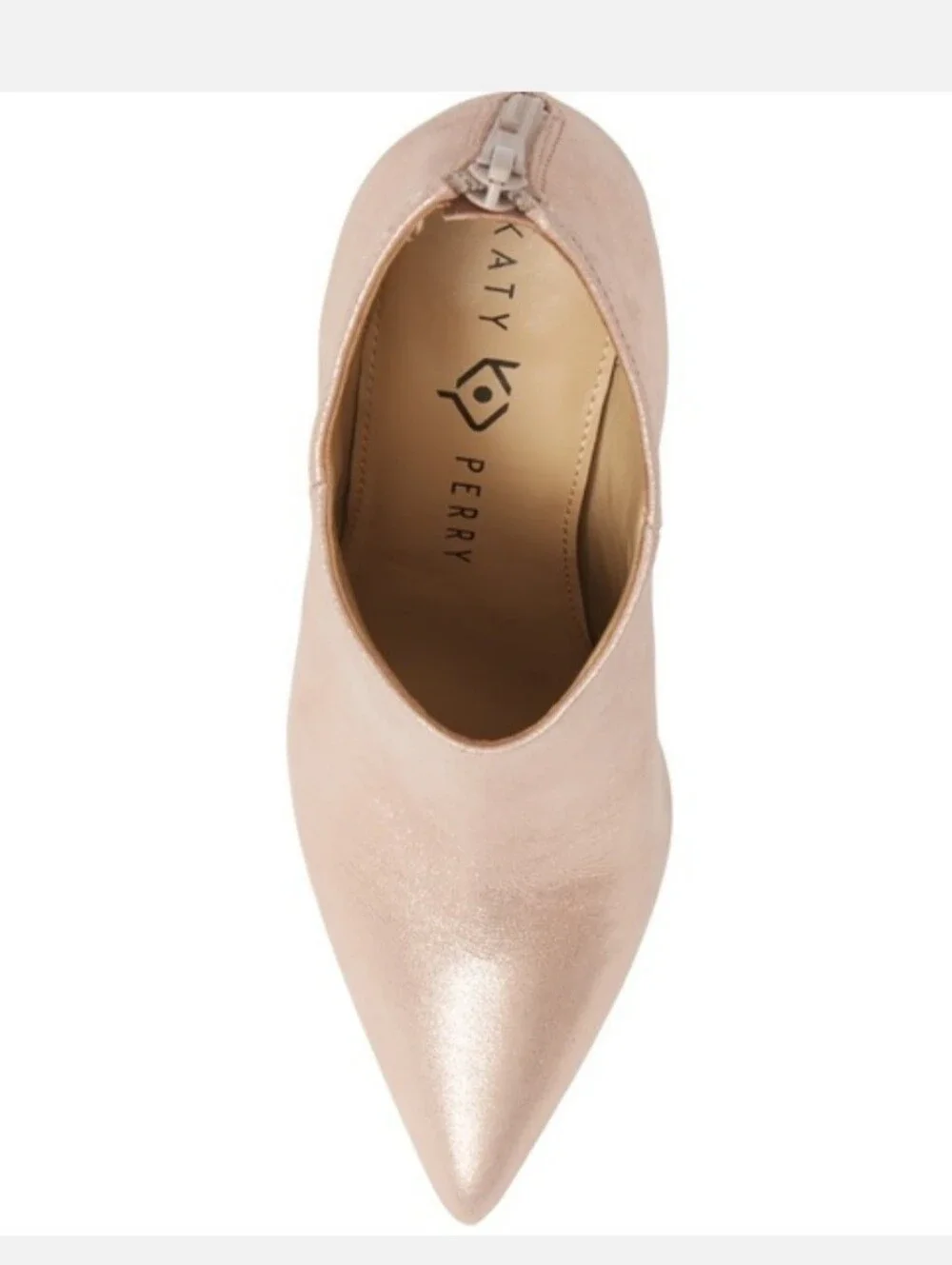 KATY PERRY Leather Gypsy Face Booties Sterling Pink  Size 9